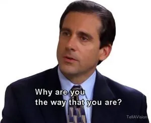 Michael Scott condescending to the Windows OS