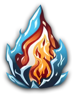Frozen Flame Icon