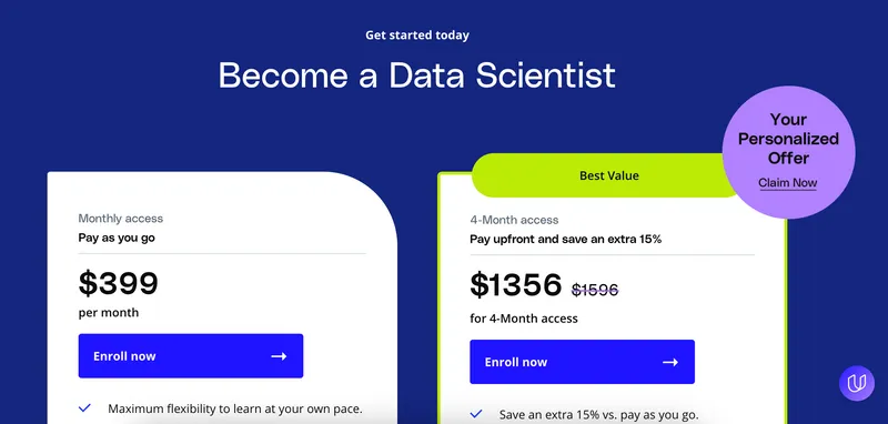 udacity pricing